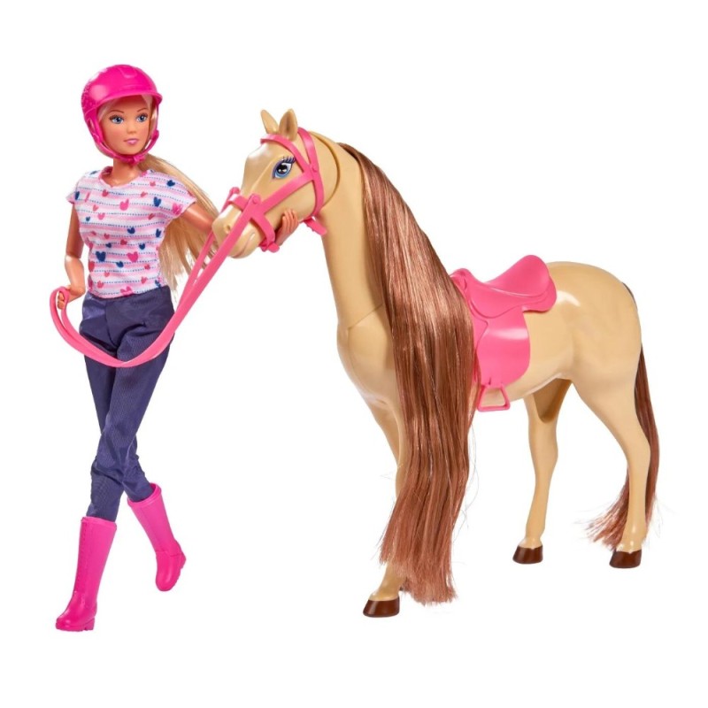 Muñeca steffi love con caballo