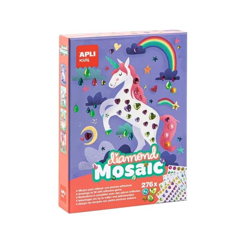 Juego Mosaico Apli Kids Diamond 276 adhe