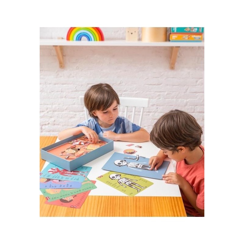 Juego didactico magnetico cuerpo humano
