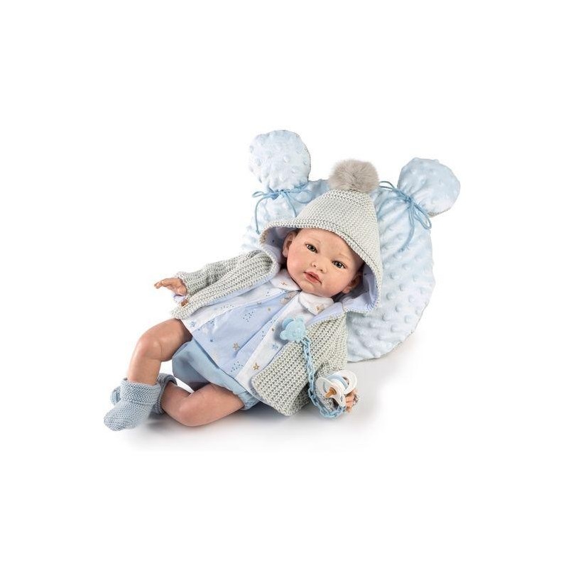 Muñeco Reborn Alejandro Sin Pelo 42cm 