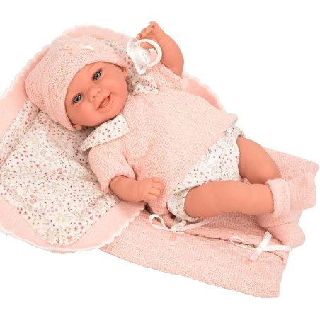 Elegance 35 Cm Babyto Rosa C/Manta (Muñe