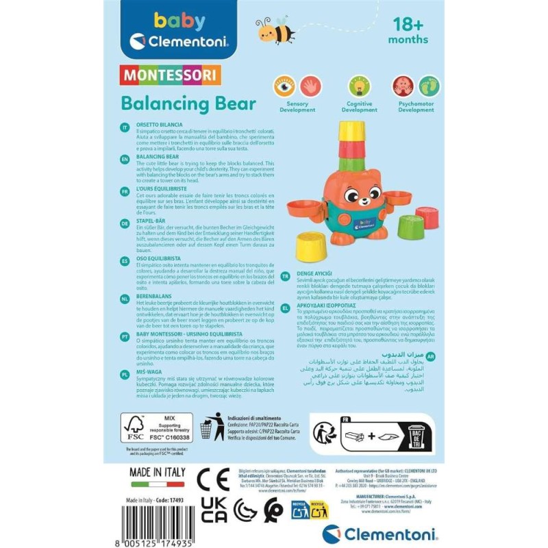 Osito Balanza Montessori