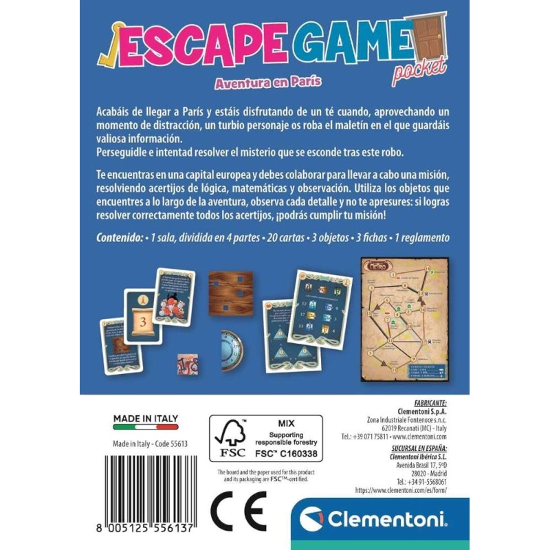Escape game- Aventura en Paris