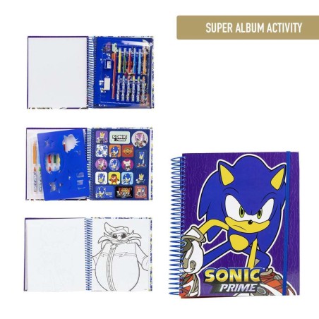 Album Actividades Coloreable Sonic Prime