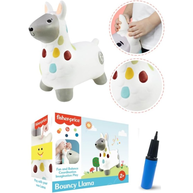 FISHER PRICE: LLAMA SALTARINA CON HINCHA