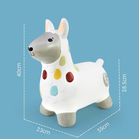 FISHER PRICE: LLAMA SALTARINA CON HINCHA
