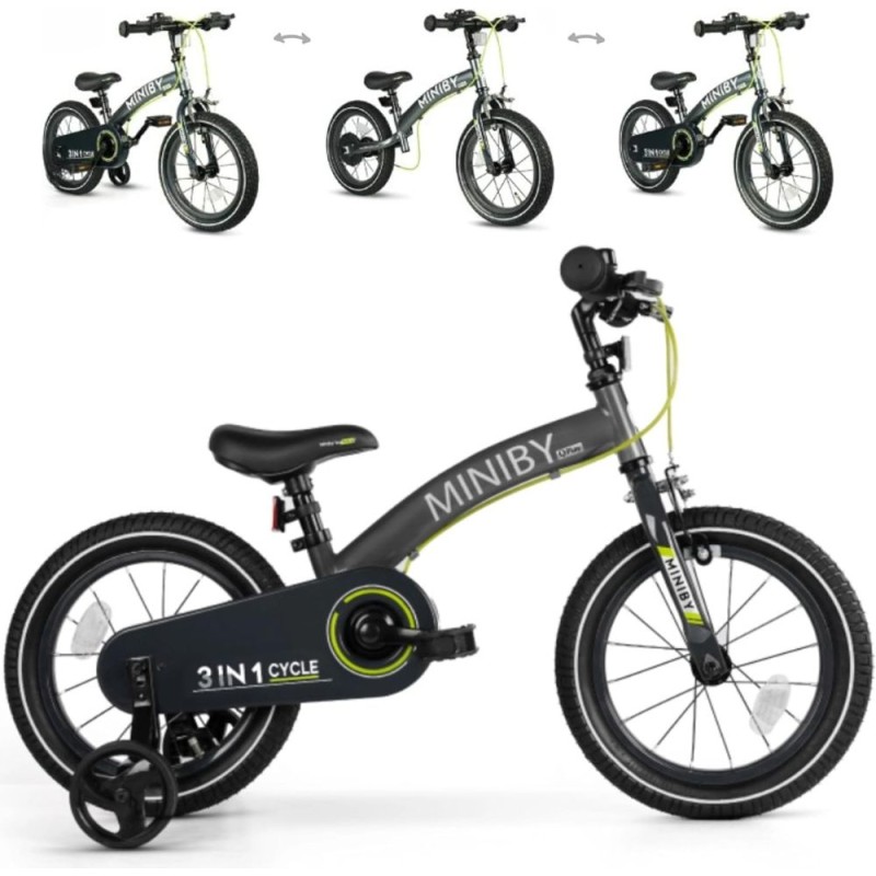 3 En 1 Miniby De 14" Ruedas Hinchables,