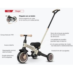 Triciclo Stager Evolutivo 3 en 1 Brown 2