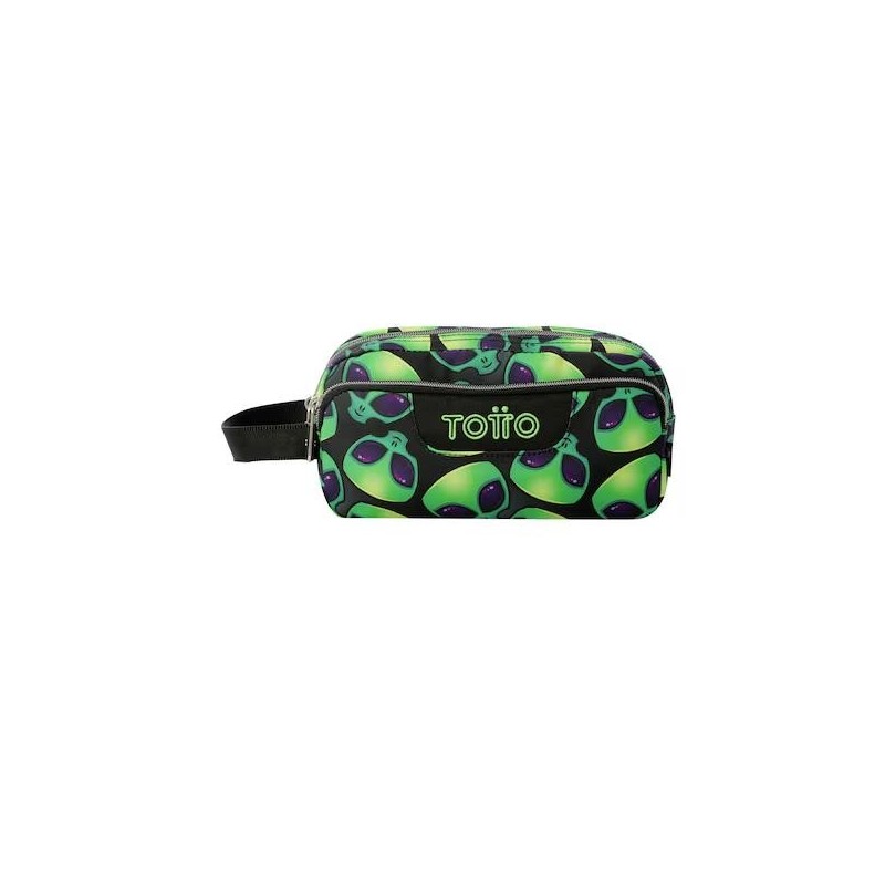 Estuche Totto Agapec Alien 3 compartimen