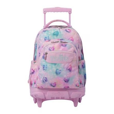 Mochila Totto Renglones Glitter Shiny He