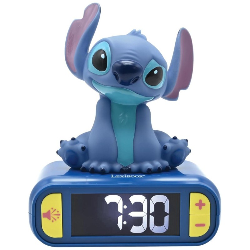 Despertador digital luz 3D Disney STITCH