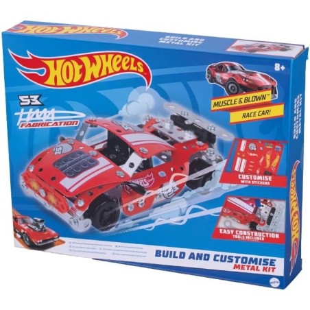 Hot Wheels - Kit de metal para construir