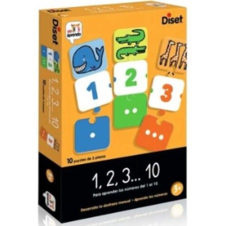 DISET JUEGO EDUCATIVO 1,2,3.. 10
