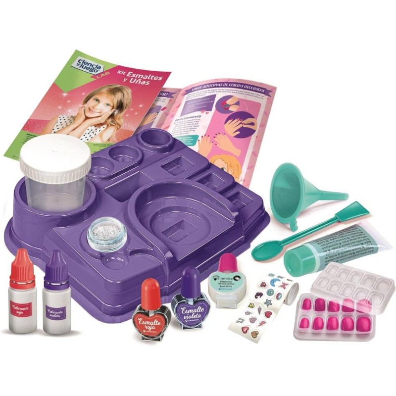 ciencia y juego - Kit Esmaltes y Uñas