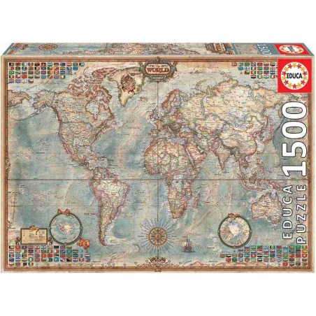 PUZZLE MAPAMUNDI 1500 PIEZAS