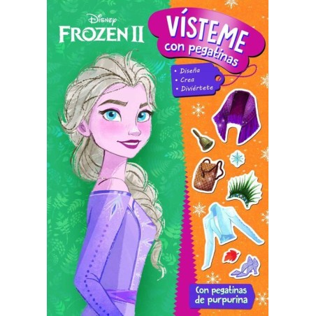 FROZEN 2. VÍSTEME CON PEGATINAS