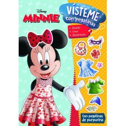 MINNIE. VISTEME CON PEGATINAS