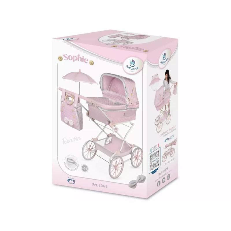 Carro de Muñecas Reborn Sophie Plegable 