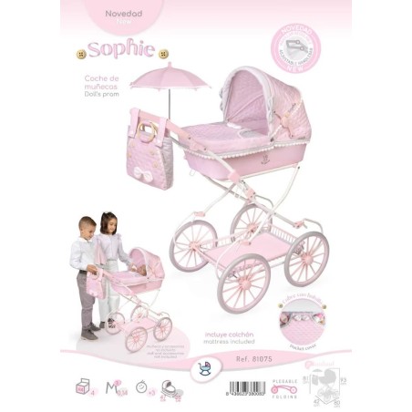 Carro de Muñecas Sophie Plegable con Som