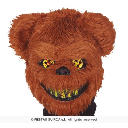 MASCARA OSO TERROR CON PELO