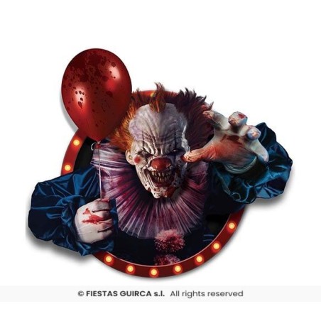 DECO. ADHESIVO PAYASO PARED 70X80 CMS