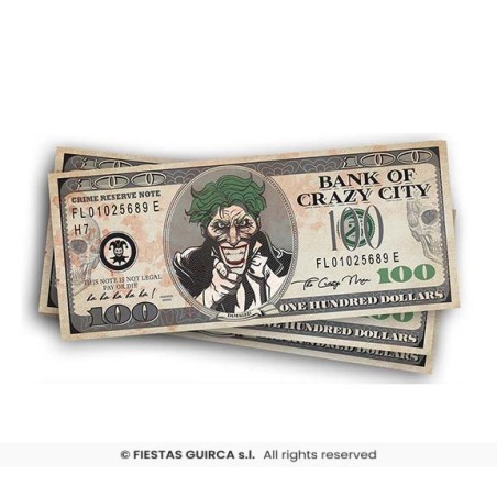 75 BILLETES  MR SMILE 6X15 CMS