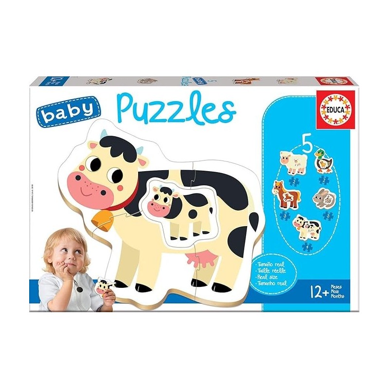 Baby Puzzles La Granja +12M