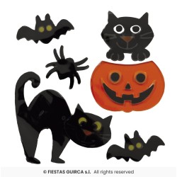 DECORACION GEL GATO, 20X25 CMS. 2