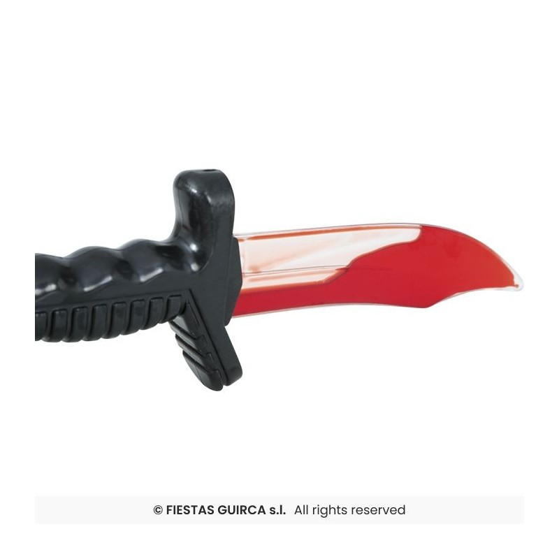 CUCHILLO CON SANGRE 25 CMS
