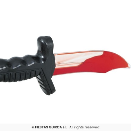CUCHILLO CON SANGRE 25 CMS