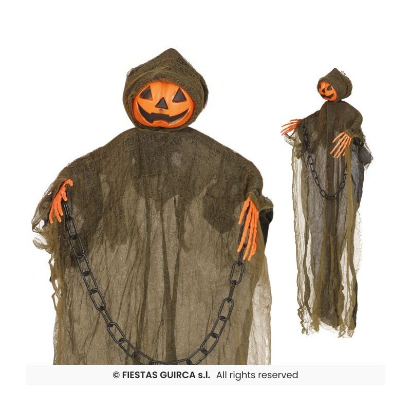 COLGANTE FANTASMA CALABAZA 98 CMS.