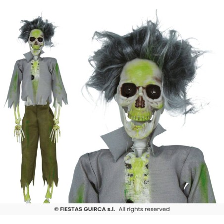 COLGANTE ESQUELETO ZOMBIE 45 CMS