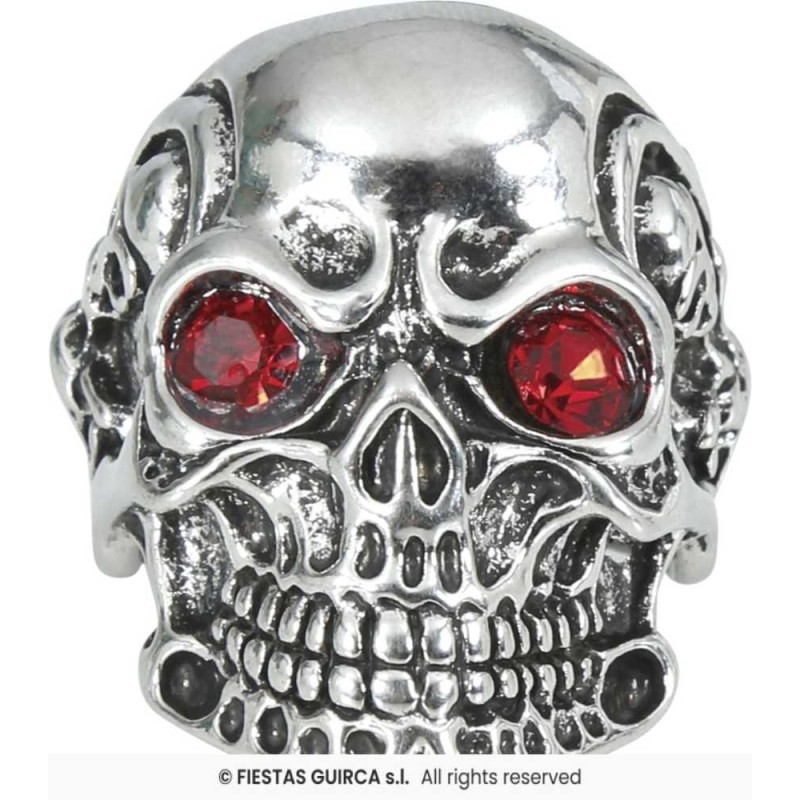 ANILLO CALAVERA METAL