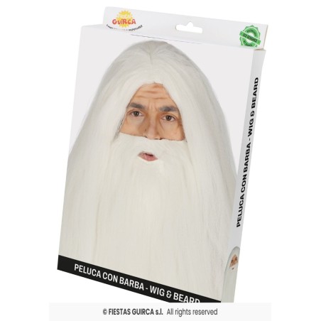 PELUCA Y BARBA EN CAJA