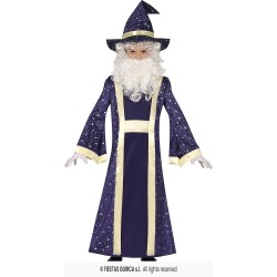 DISFRAZ MAGO MERLIN MAGICIAN 5-6 AÑOS