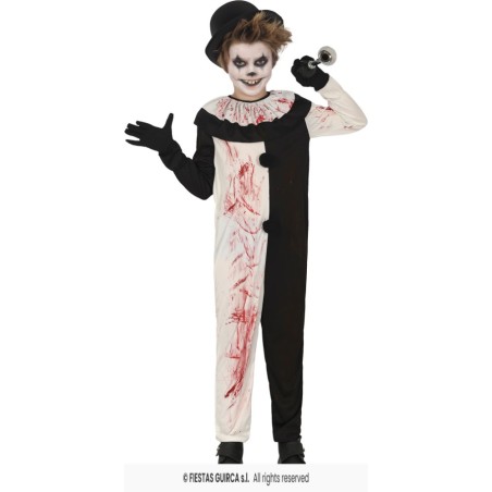 DISFRAZ PAYASO TERRIFIER CLOWN 10-12 AÑO