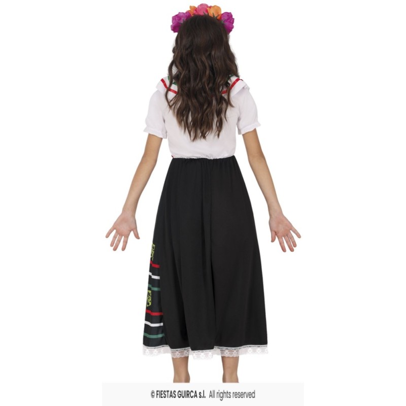 DISFRAZ CALAVERA CATRINA 5-6  AÑOS