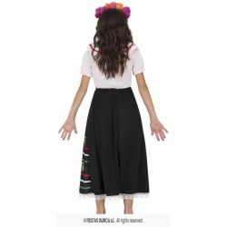 DISFRAZ CALAVERA CATRINA 10-12 AÑOS 2