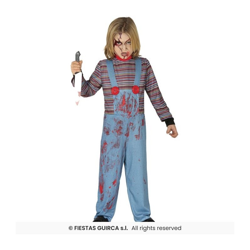 DISFRAZ CHUCKY POSSESSED DOLL  3-4 Años