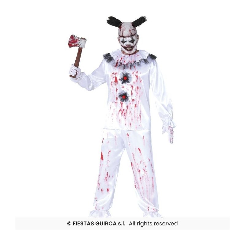 DISFRAZ PAYASO ASESINO GHOST CLOWN (M)