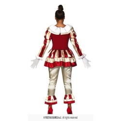 DISFRAZ PAYASA ASESINA STRIPED (L) 2