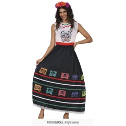 DISFRAZ CATRINA CALAVERA MEXICANA (L)
