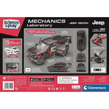 Clementoni Mechanics Jeep Recon 4x4 – Bu