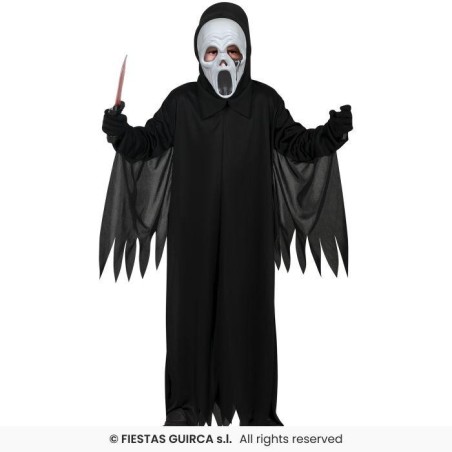 Disfraz fantasma scream asassin 5-6 años