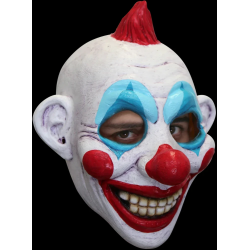 Máscara de Payaso Latex Mechon Rojo