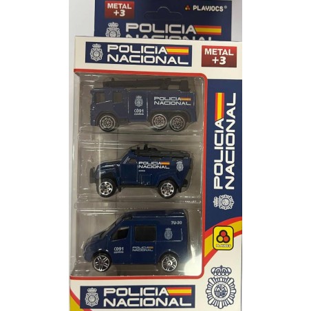 Set de vehículos Policía Nacional