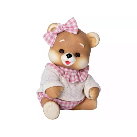 Muñeca Oso de 25 cm con Jersey Beige