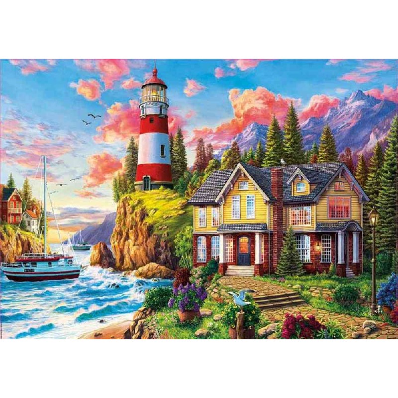 PUZZLE 3000 PIEZAS FARO CERCA DEL OCEANO