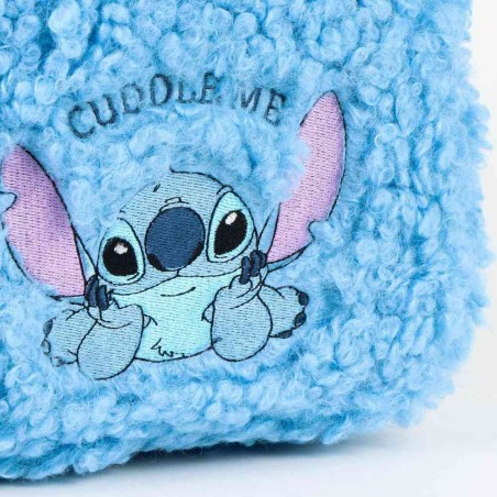 Mochila Casual Moda Borreguillo Stitch