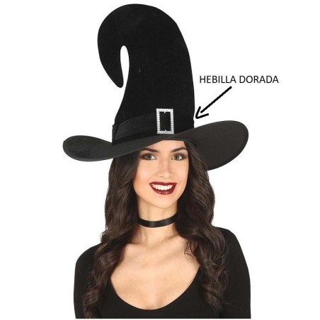 Originales Sombrero Bruja Elegante negro